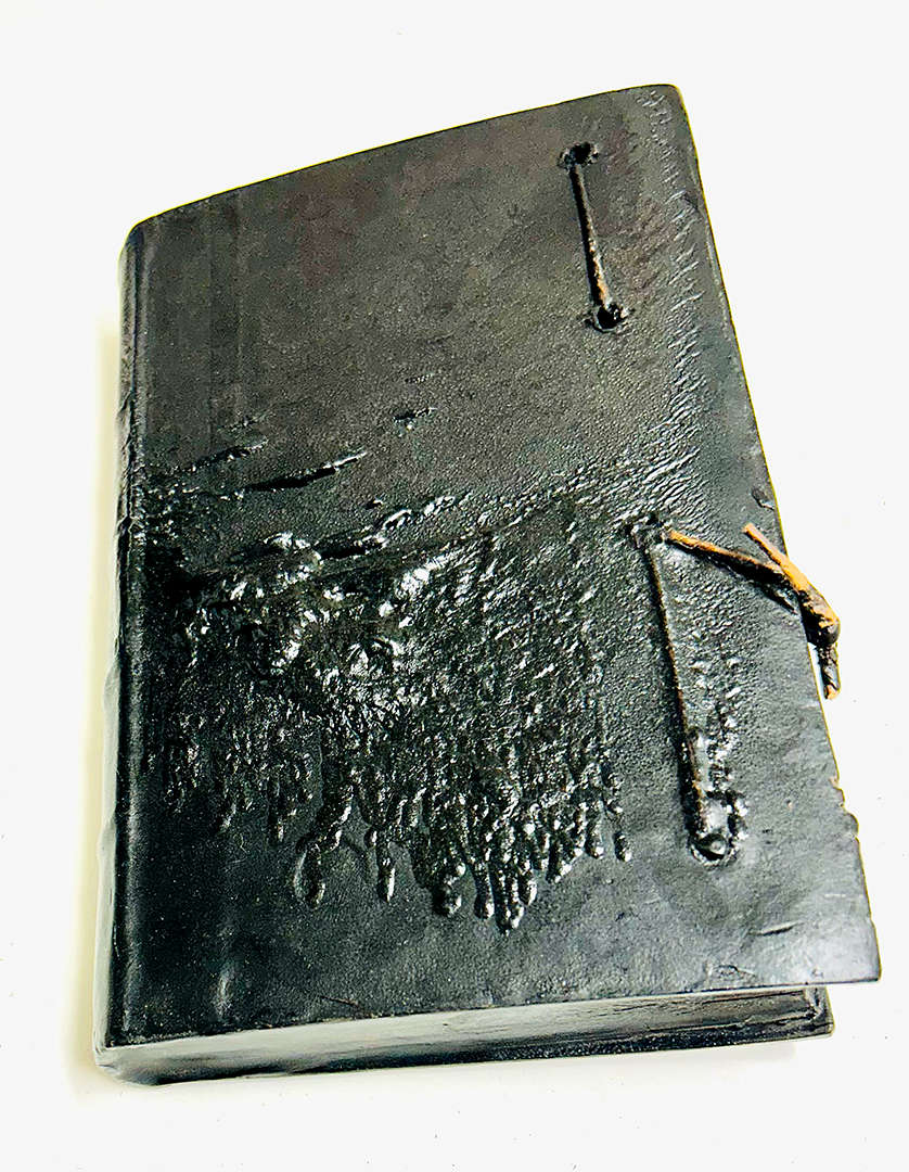 Raymond Waydelich, "Immortal Book", 1978, Book and Wax, Book object, 23 x 16 x 4,5 cm