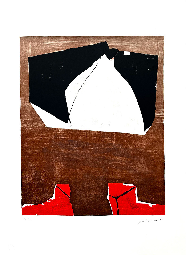 Giuseppe "Bepi" SANTOMASO, "L’ACARTA", 1982, 73 x 53 cm, Lithography H.C