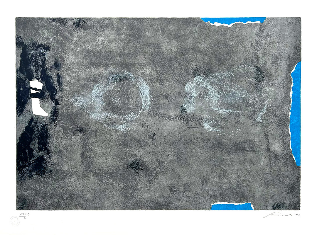 Giuseppe "Bepi" SANTOMASO, "CREDIBILITÀ CHE", Lithography XXXX/L, 1982, 48 x 64 cm