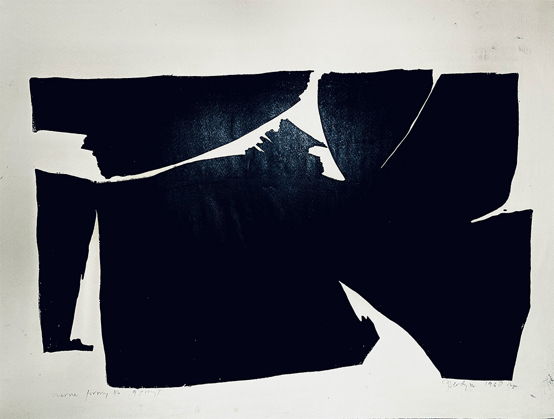 Jan BERDYSZAK, "Carne Formy III", 1960, Plaster Print, Unicat, 57 x 83cm
