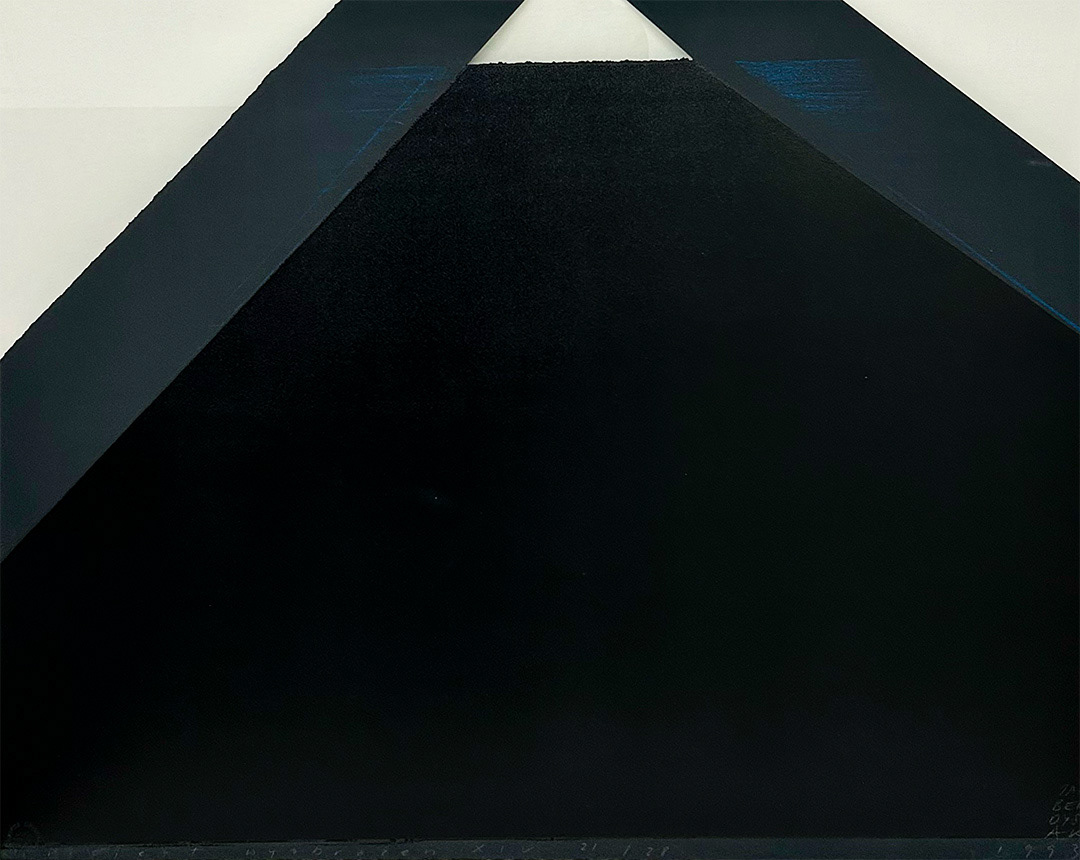 Jan BERDYSZAK, "Projekt Wyobrazen XIV" 1993, Lithography, 21/28, 72 x 92cm