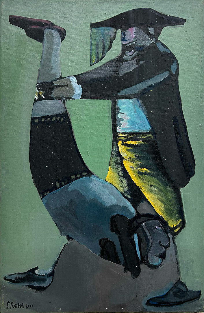 Jacek SROKA, "Untitled", 2000, Oil on Canvas, 50 x 33 cm