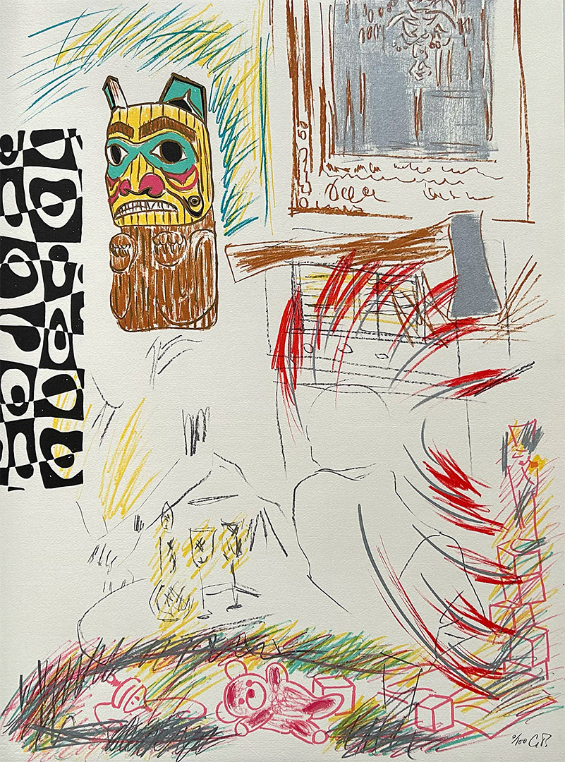 Carlos Pazos, "Chromo-10", 1984, Lithography