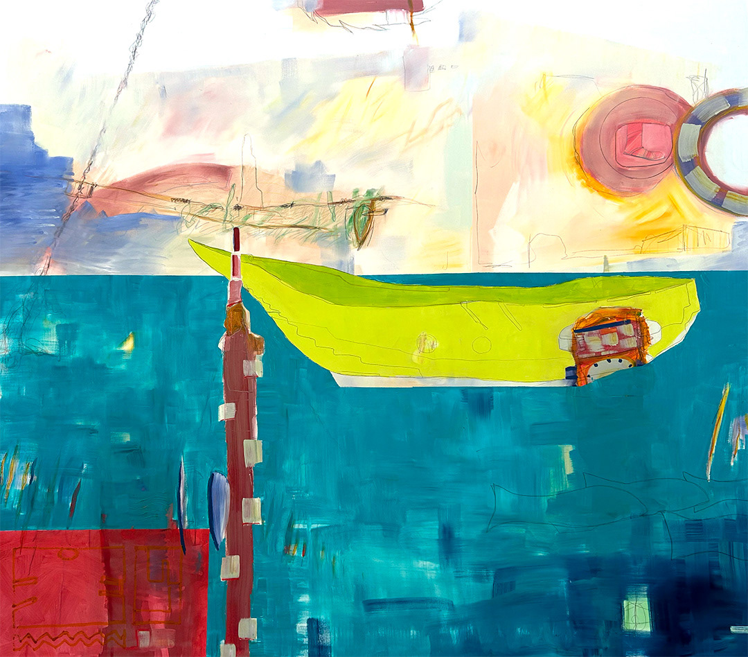 Dirk Sommer, "Barca III", 2007, oil on canvas, 200 x 230 cm