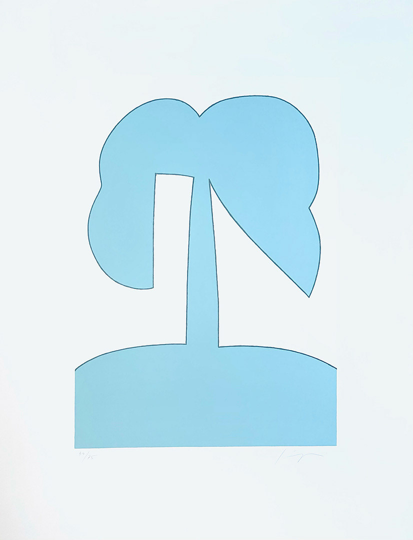 Alfonso HÜPPI, "Serie rosa-türkis", 1967-71, Copies : 75, 65 x 50 cm, Serigraphy