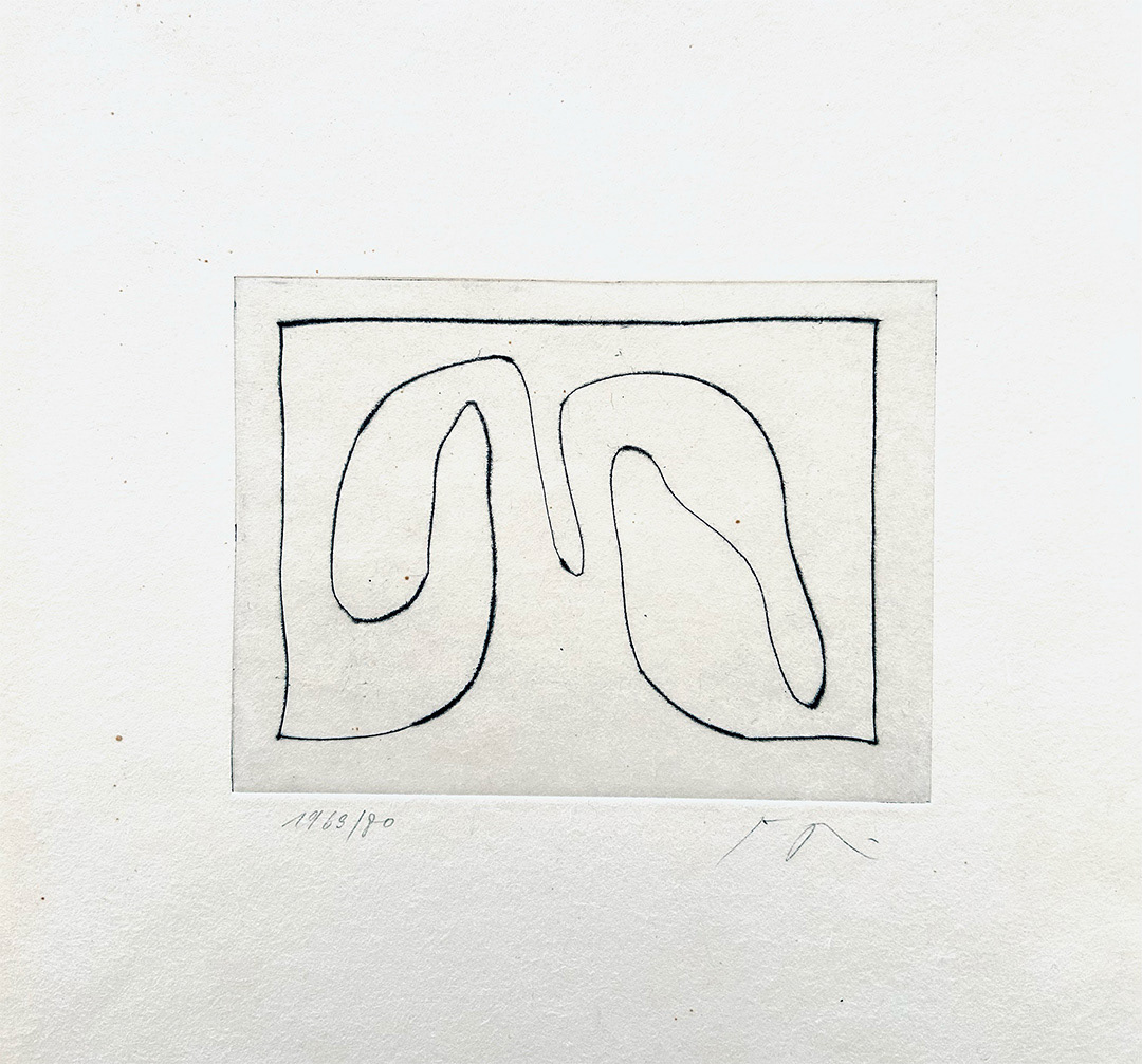 Alfonso HÜPPI, "Untitled", 1969-80, Etching, 33 x 26 cm