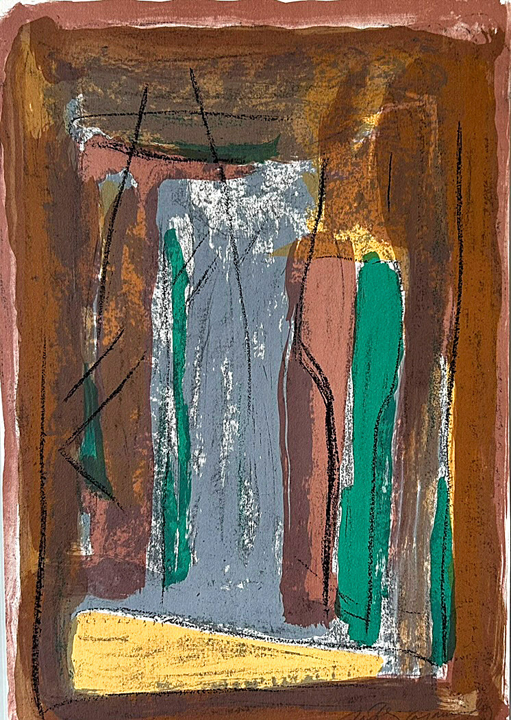 Albert Ràfols-Casamada, "La tardor-7", 1990, 56 x 38 cm, Technique: lithography 