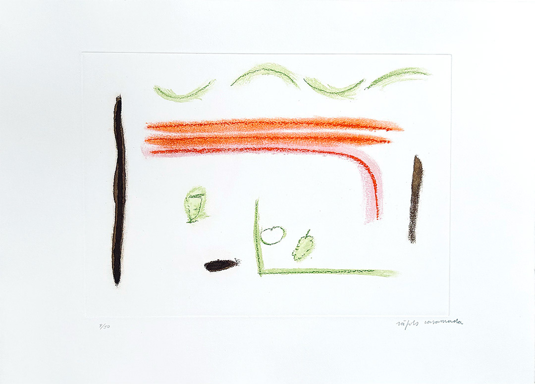 Albert Ràfols-Casamada, "Mod-4", 2008, 44 x 60 cm, Technique: etching