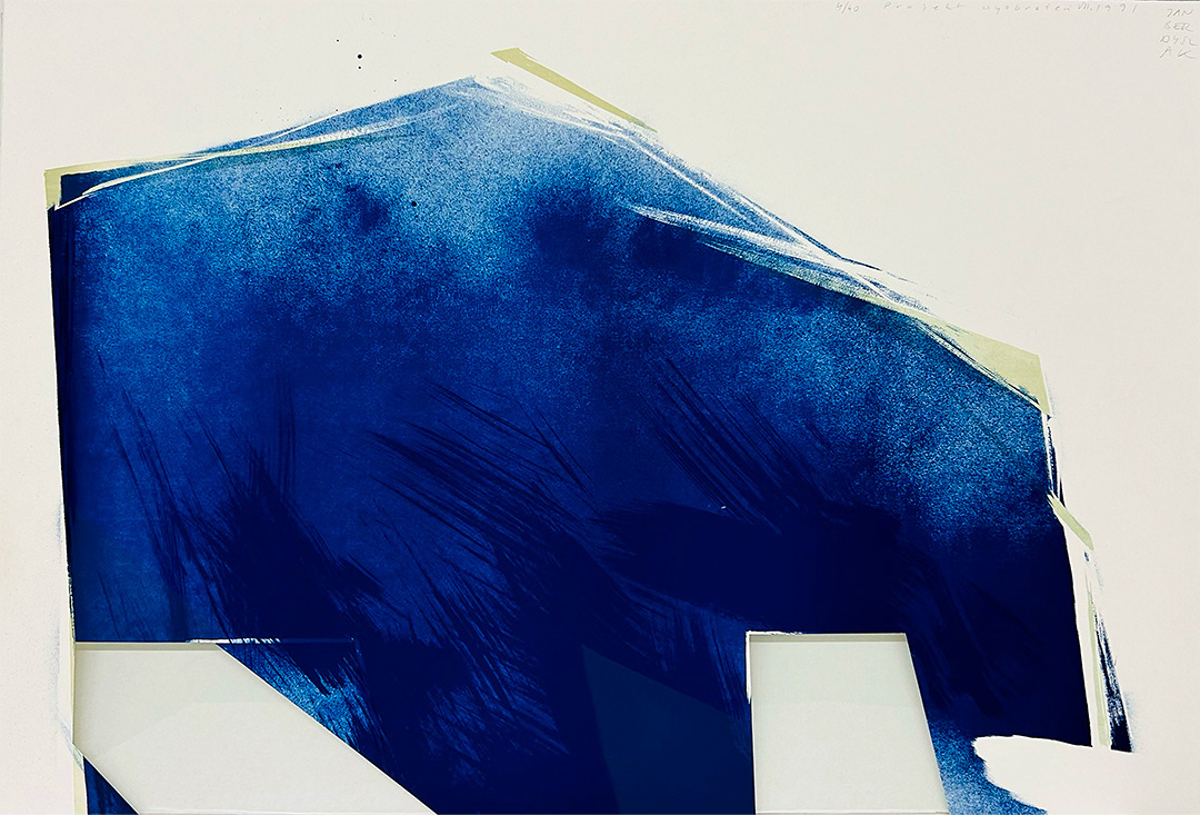 Jan BERDYSZAK, "Projekt Wyobrazen VII", 1991, Lithography: 4/40, 72 x 105 cm