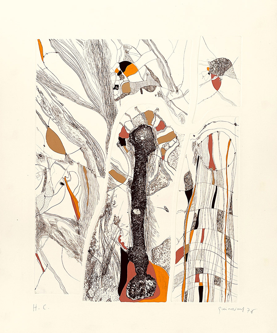JOSEP GUINOVART I BERTRAN, “SENSE TÍTOL”, 1976, 85 x 70 cm, Technique: Etching, Copies : 50