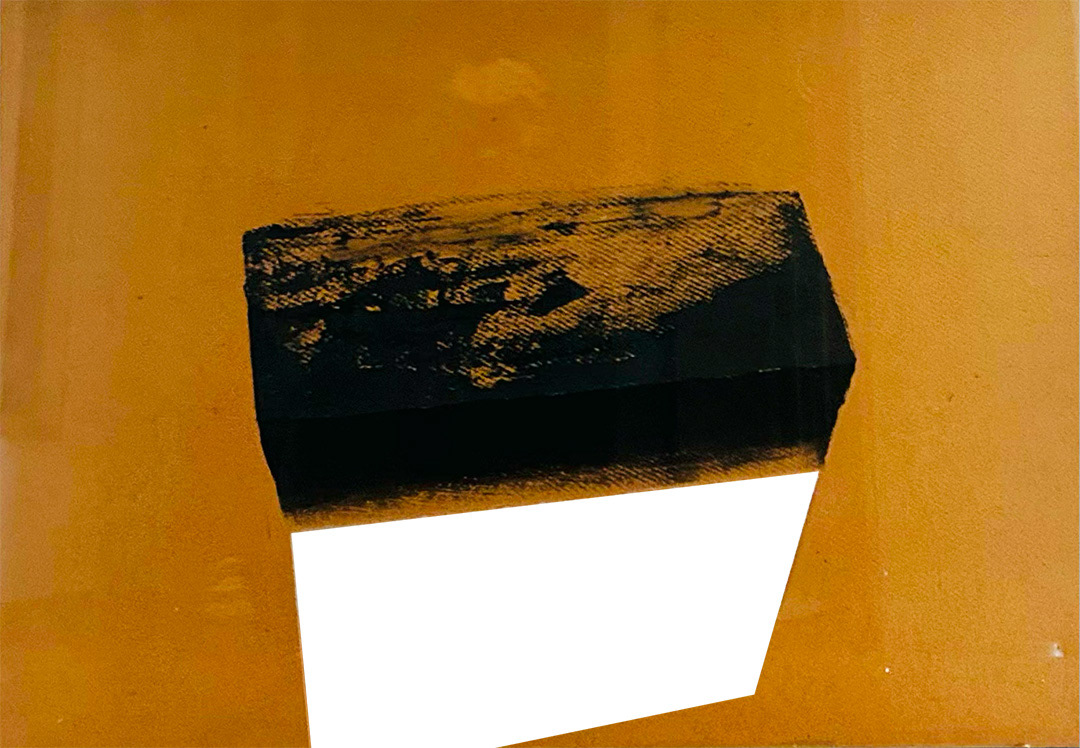 Jan BERDYSZAK, "Z zyklu belka belka I", 1990, Acrylic on Cardboard