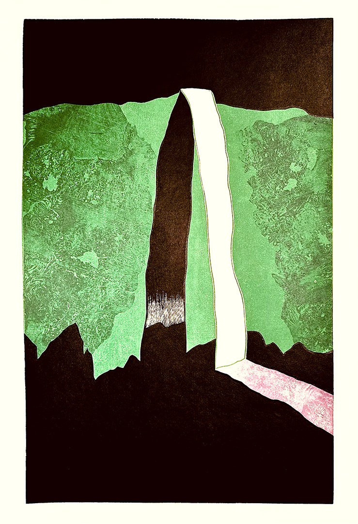 Lutomski Zbigniew, "Printed IV", Woodcut, 1992, E.A, 88 x 60 cm