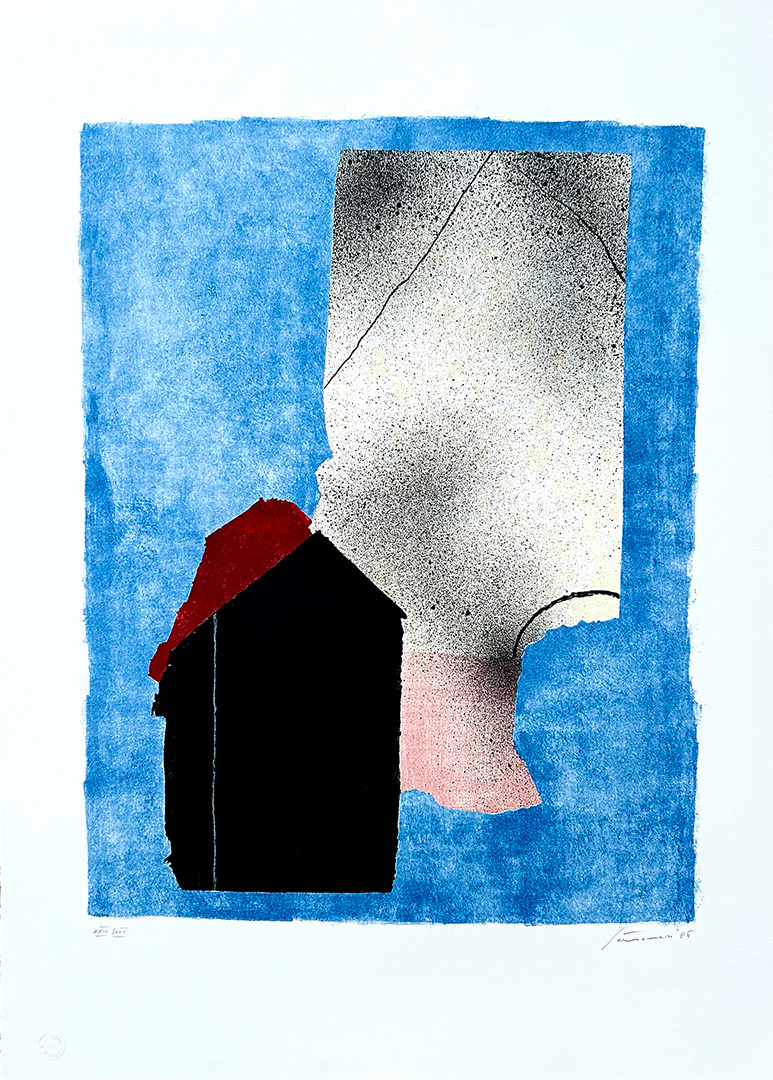 Giuseppe "Bepi" SANTOMASO, “E venne I”, 1986 Lithography XXIII/XXX, 84x60cm (62x48cm)