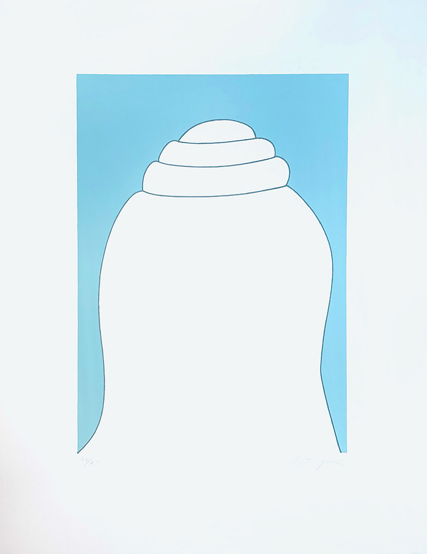 Alfonso HÜPPI, "Serie rosa-türkis", 1967-71, Copies : 75, 65 x 50 cm, Serigraphy