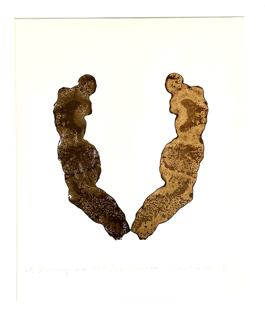 Jurgen BRODWOLF, "Figuration I", 1983, Collage, Mixed Media, Unicat, 62 x 72 cm