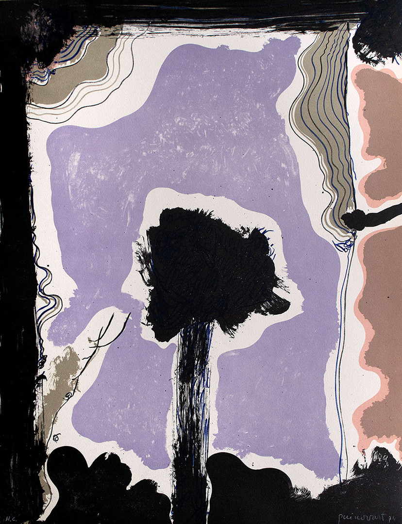 JOSEP GUINOVART I BERTRAN, "GUI-4", Technique: Lithography on Paper, 76 x 56 cm
