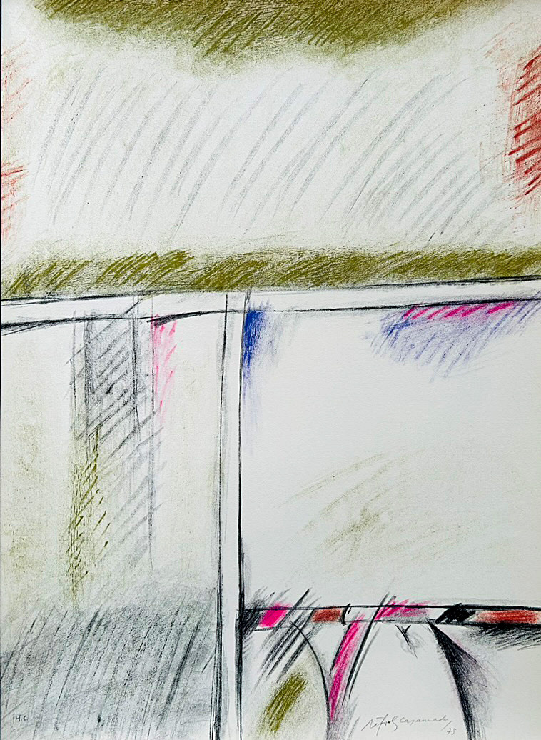 Albert Ràfols-Casamada, "RC-2", 1975, 76 x 56 cm, Technique: lithography