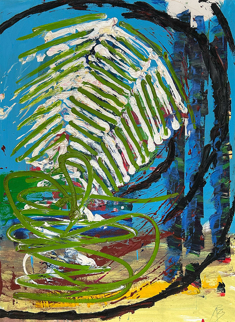 Reinhold Braun, "Reichstags Kuppel", Oil on canvas, 1999, 80 x 60 cm