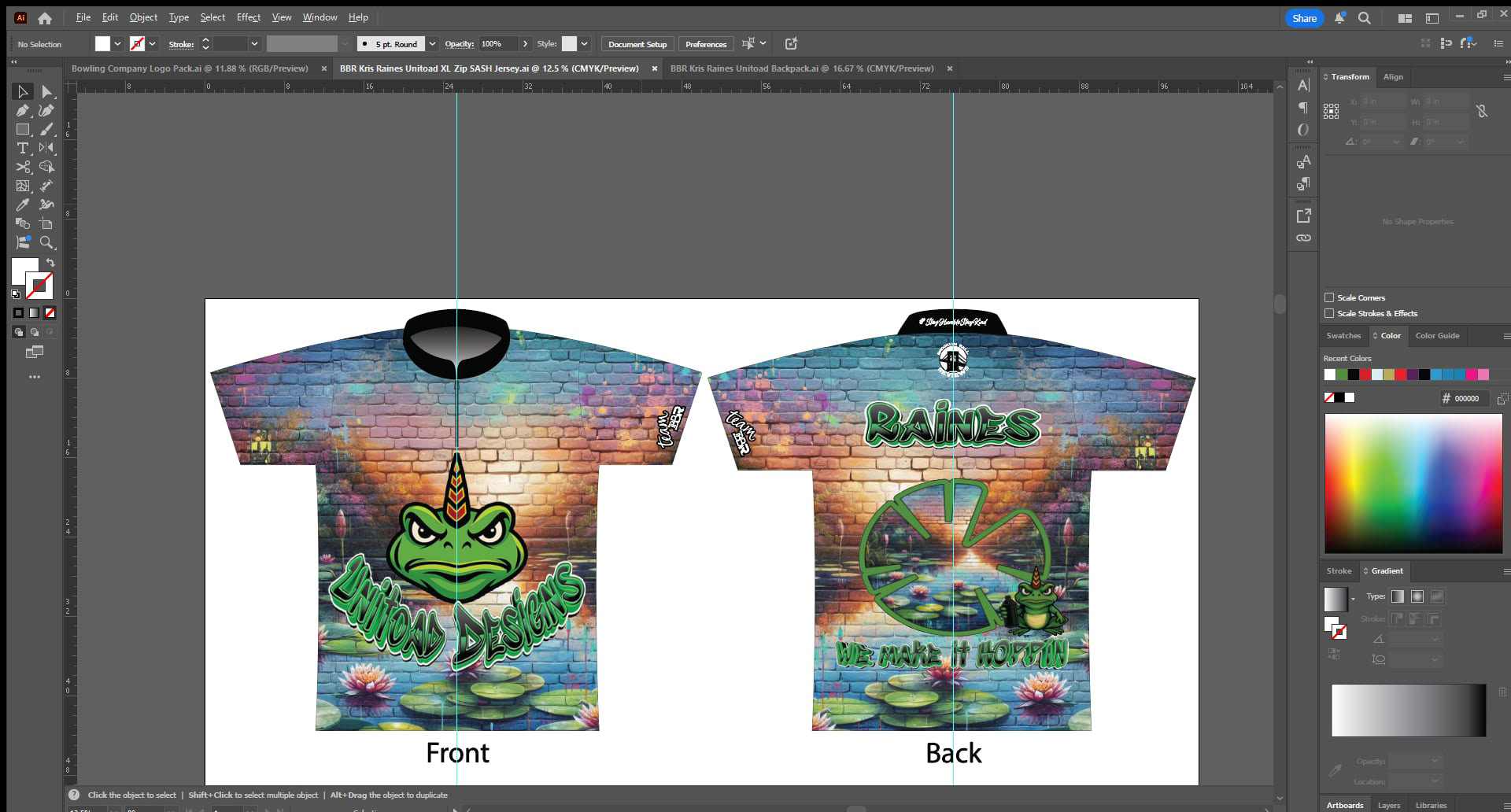 Unitoad Designs Bowling Jersey