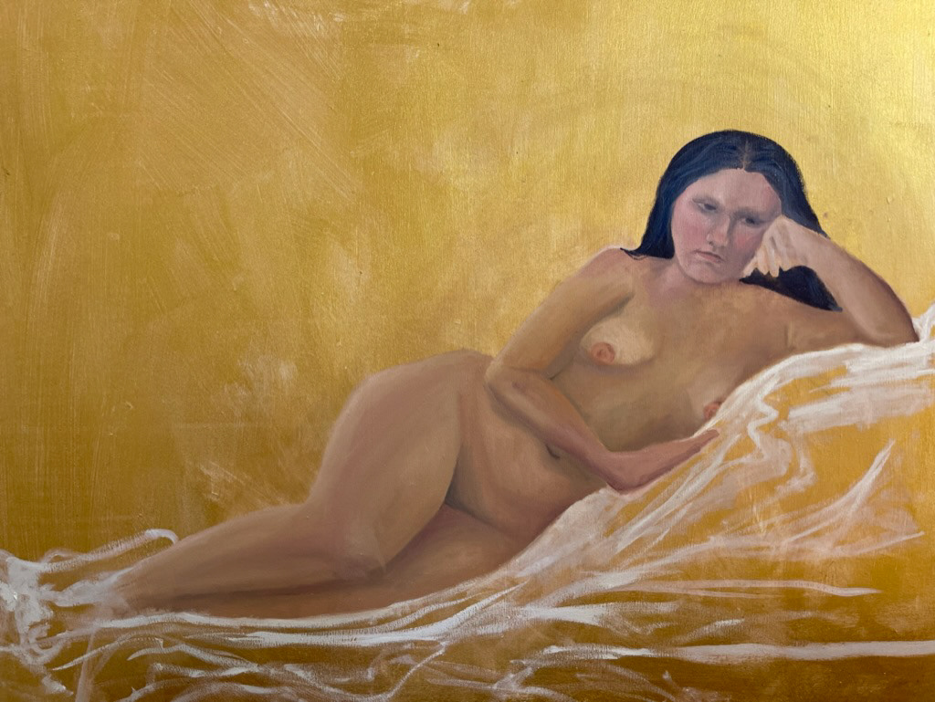 Fiction, Oil on Stretched Canvas (in progress)