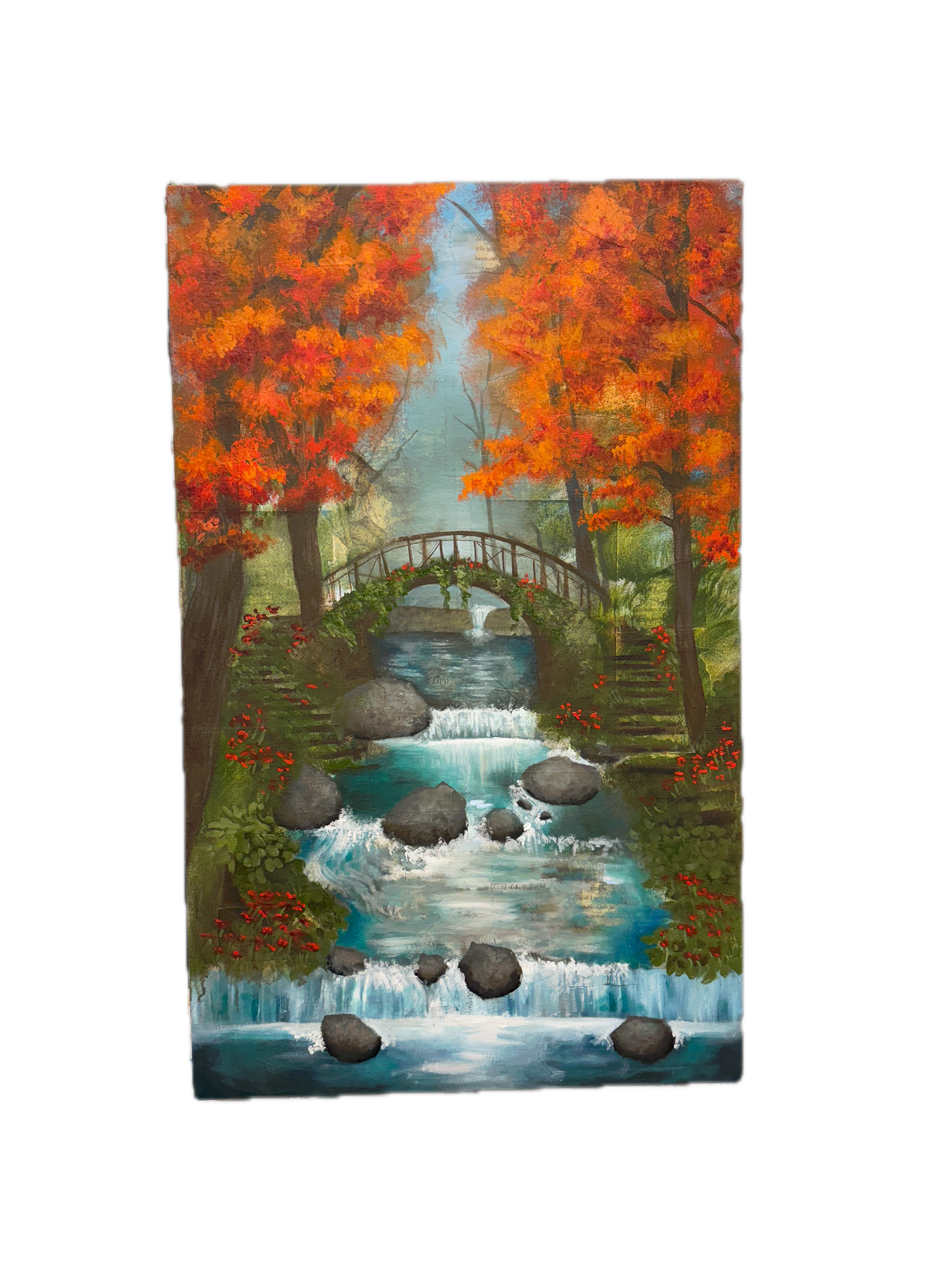 Secret Garden, Oil on Canvas, 20" x 32", 2025
