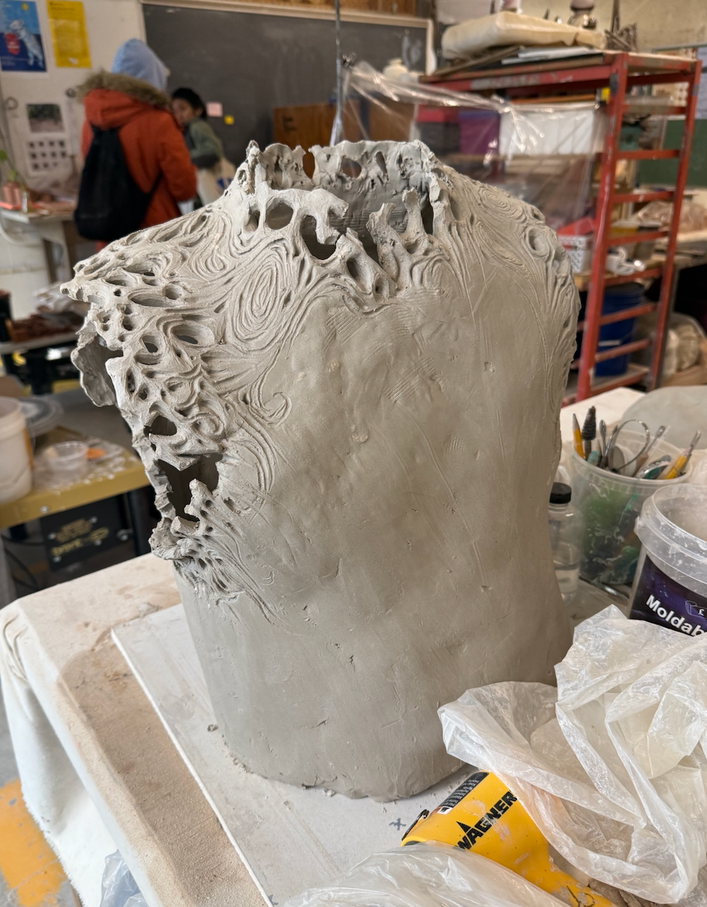 Prosthetic Torso Mannequin, Ceramic, 2026