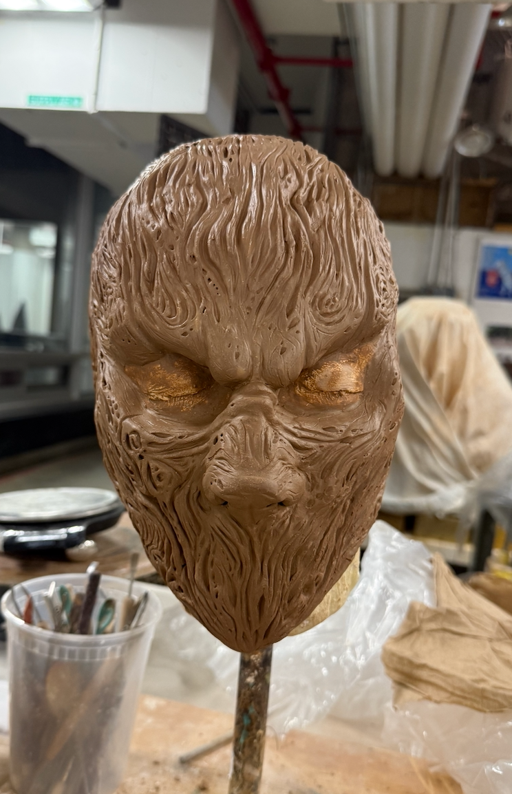 The Rooted, Head Prosthetic Clay Sculpt, 2026