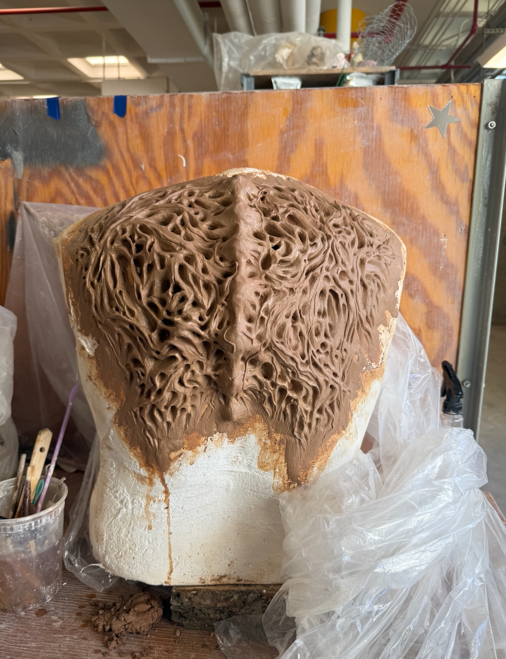 The Arched, Back Prosthetic Clay Sculpt, 2026