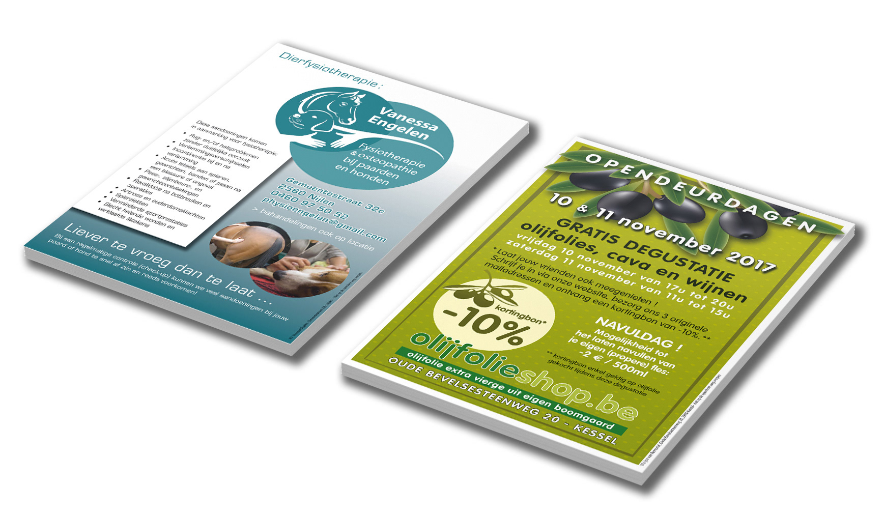 Flyers, flyers, flyers, handig en niet duur