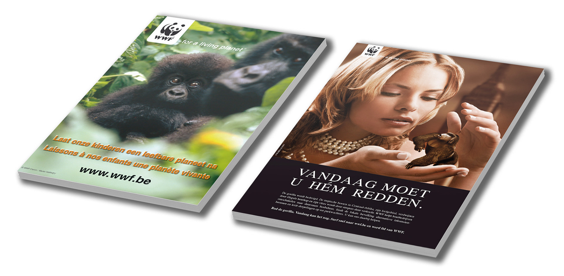 Flyers voor WWF