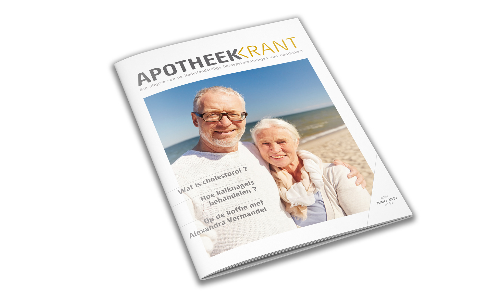 Ontwerp voor kwartaalblad de Apotheekkrant