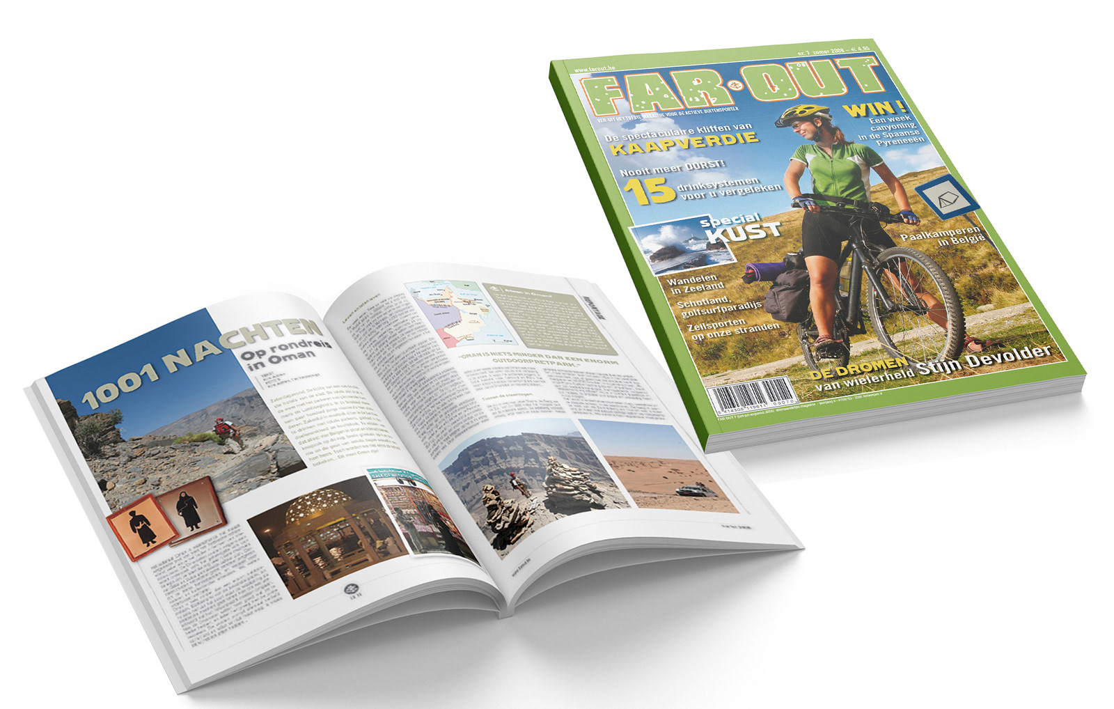 Vormgeving voor magazine Far Out