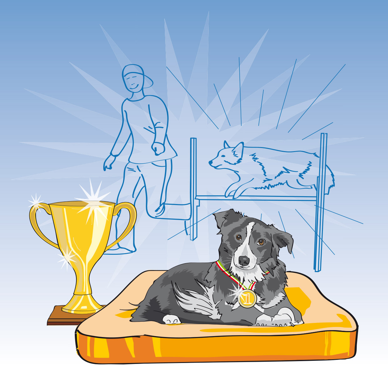 Tekening, gevectoriseerd. Illustrator