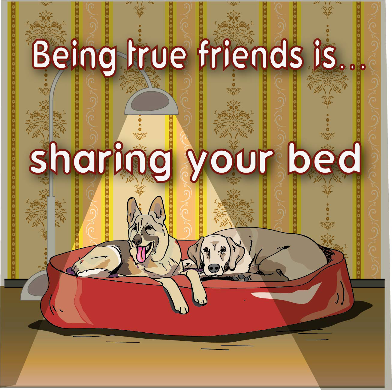 Tekening, gevectoriseerd. Illustrator