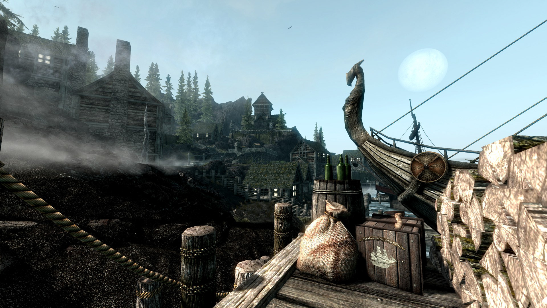 A shot of Crane Shore from Beyond Skyrim: Roscrea