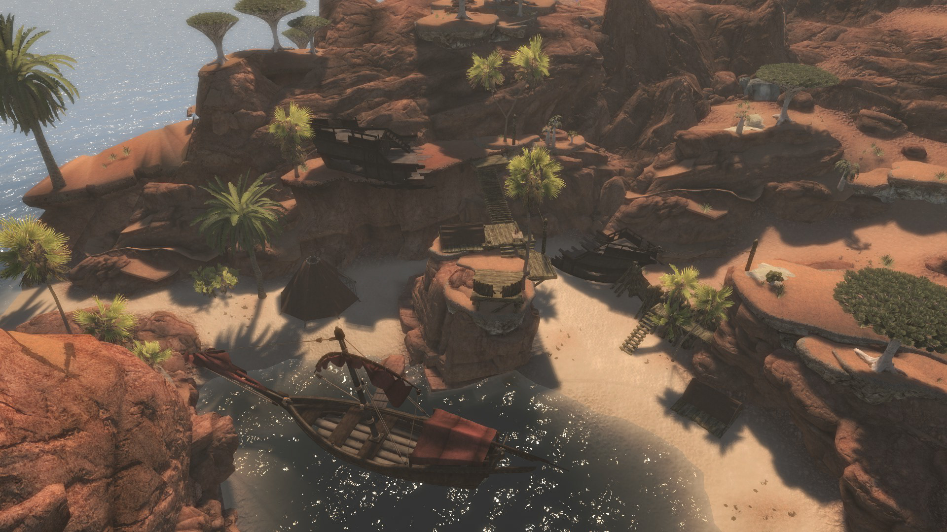 A shot of the Abecean Isles from Beyond Skyrim: Iliac Bay