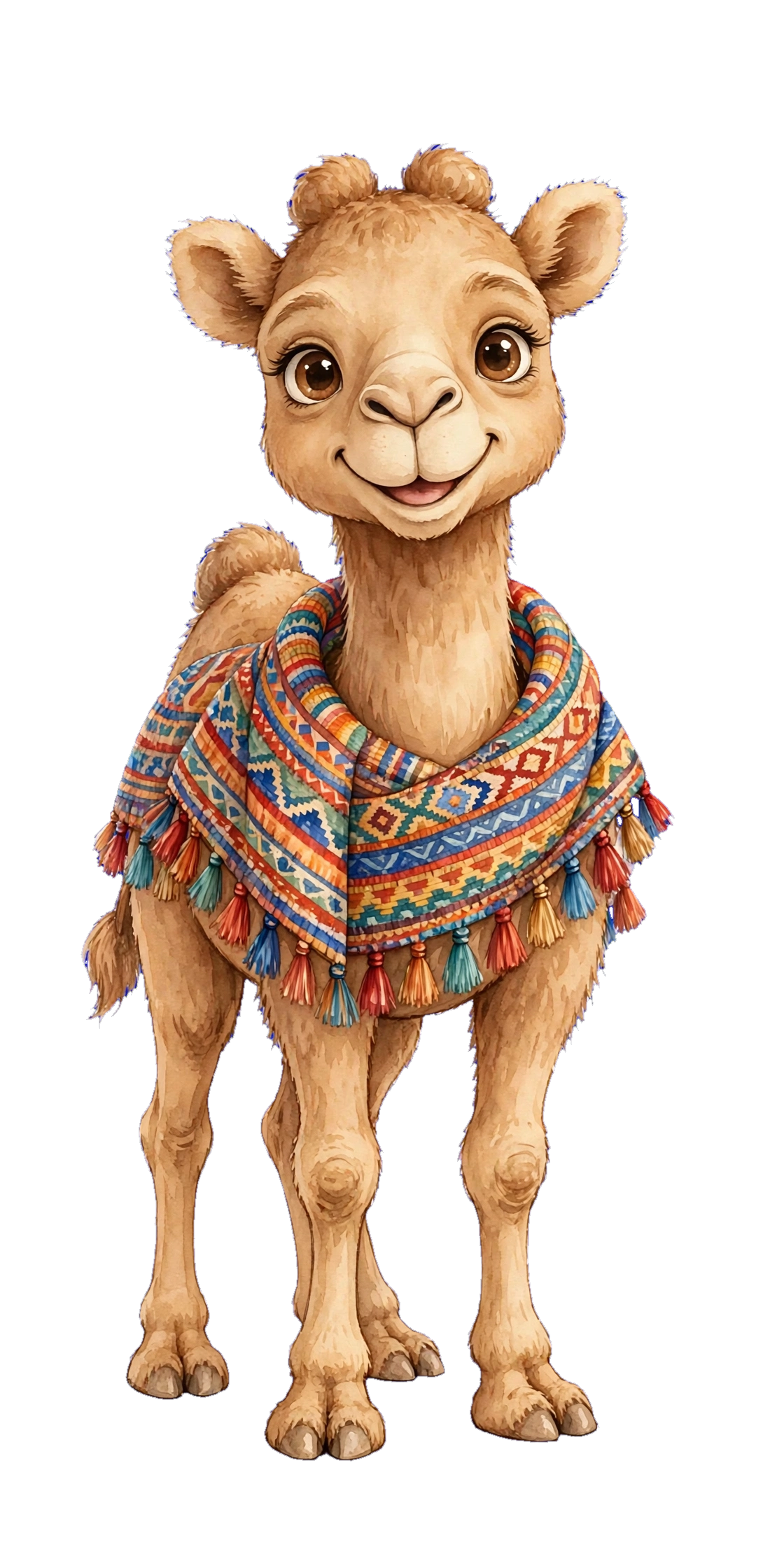 Gamal – Egypt Guide | Proud young camel. Teaches "ahlan wa sahlan." | Hobbies: Dune sliding, date-snacking | Books: Mochi in Egypt
