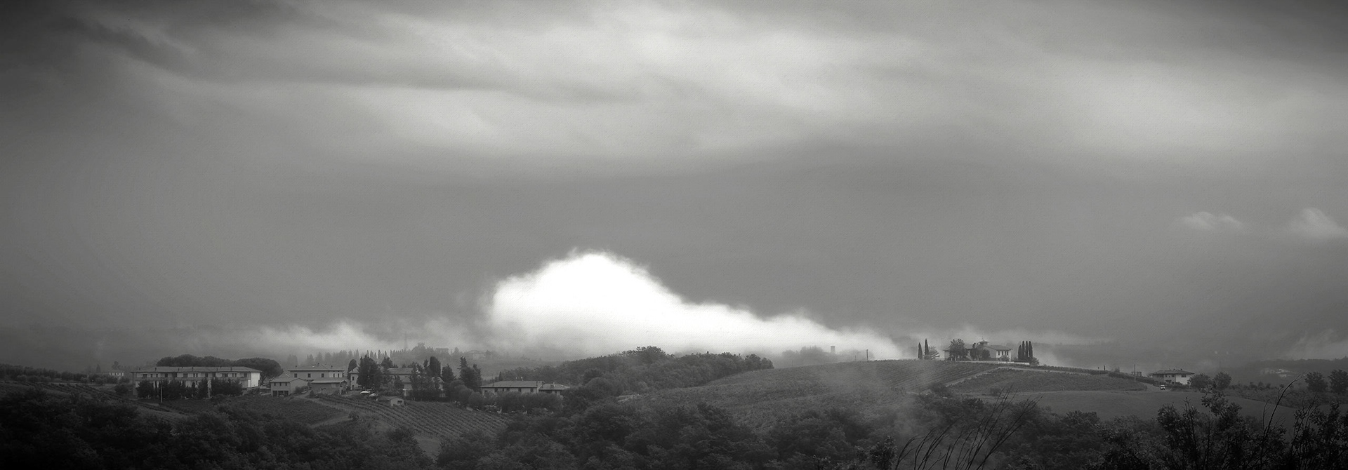 Early morning near San Gimignano, Tuscany