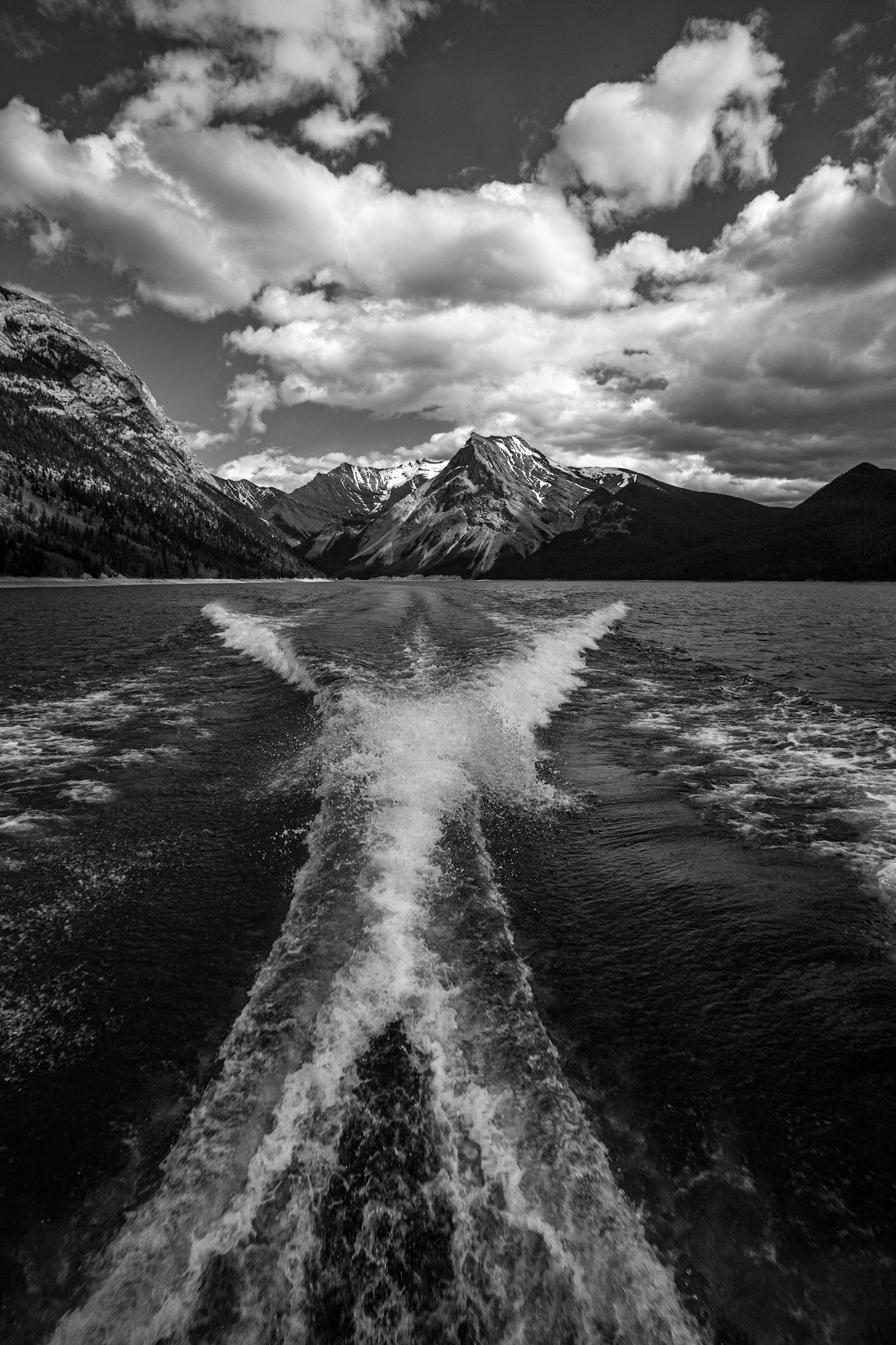 Shoreline at Lake Minnewanka