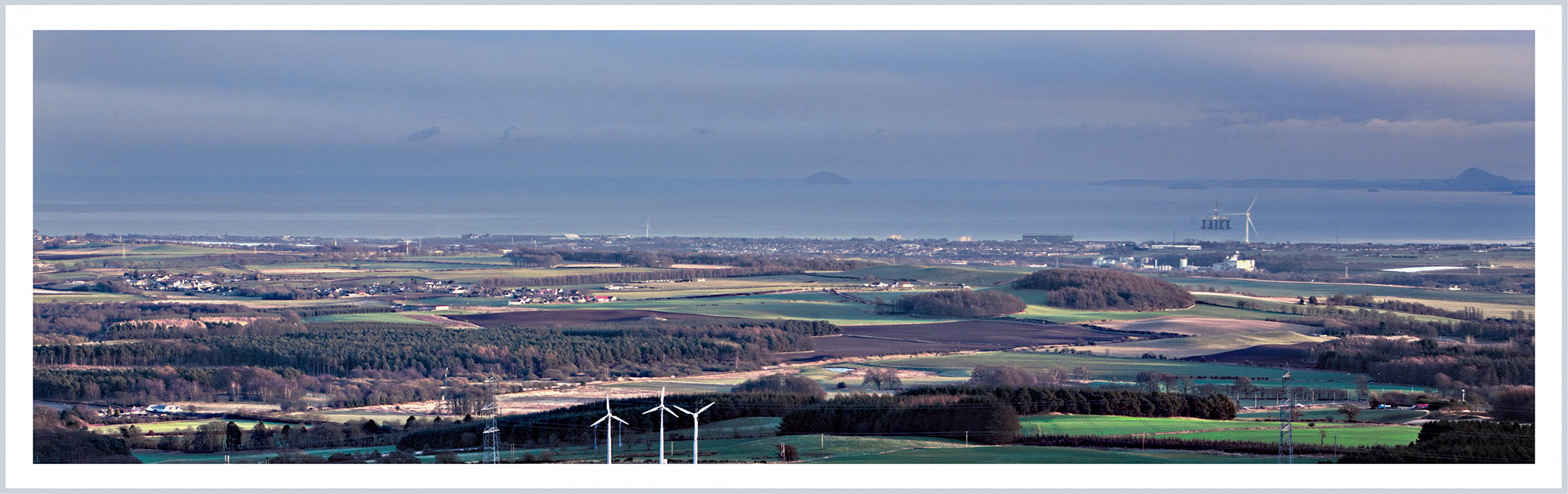View south from Falkand Hill