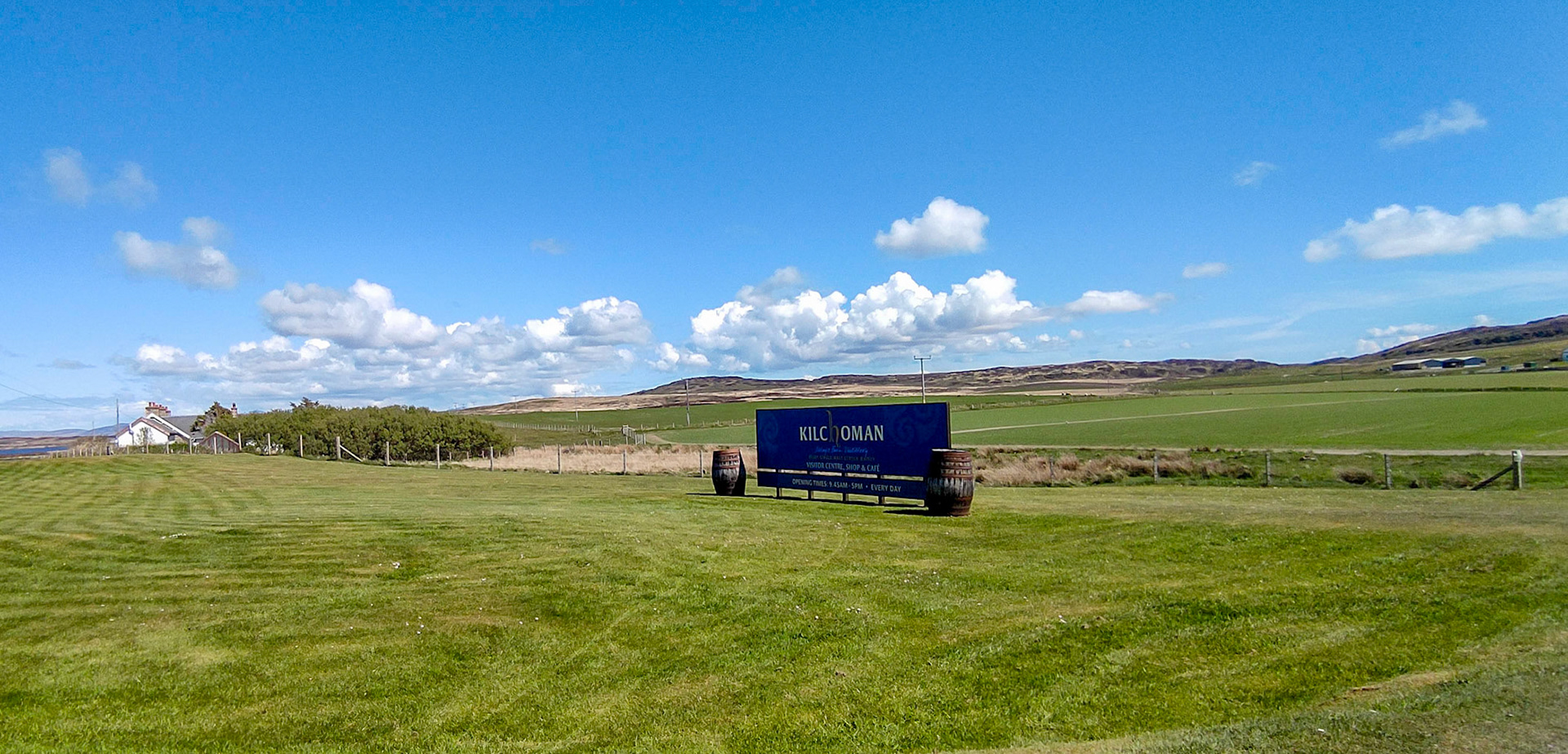 Kilchoman distillery entrance