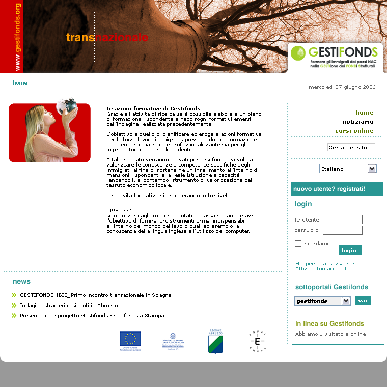 Web layout 2005
