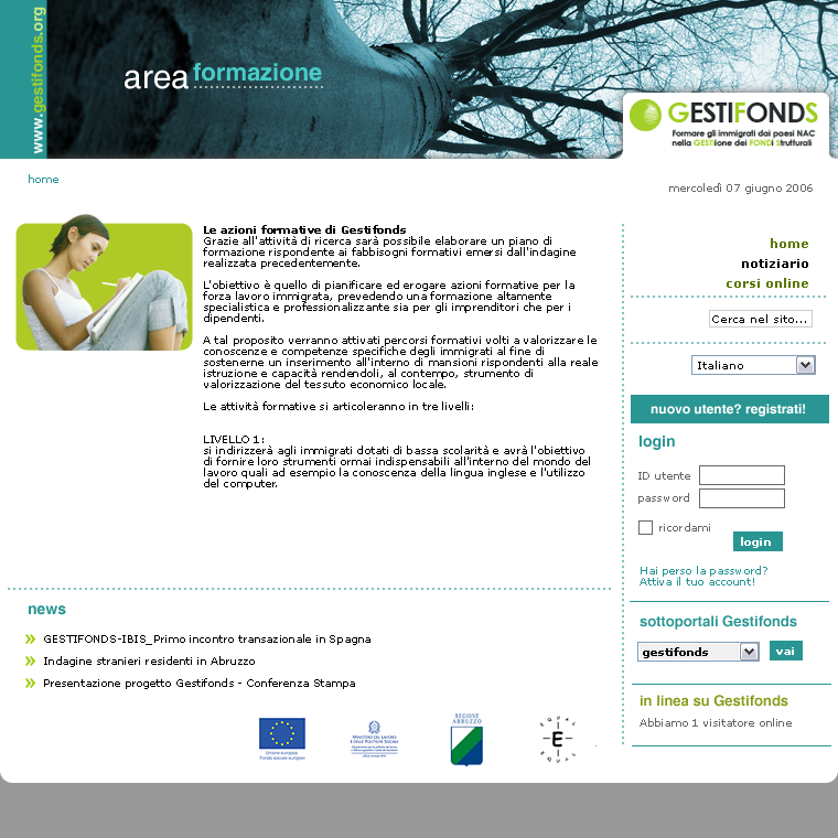 Web layout 2005
