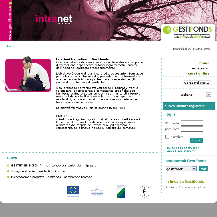 Web layout 2005