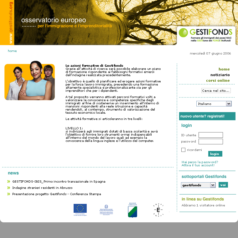 Web layout 2005