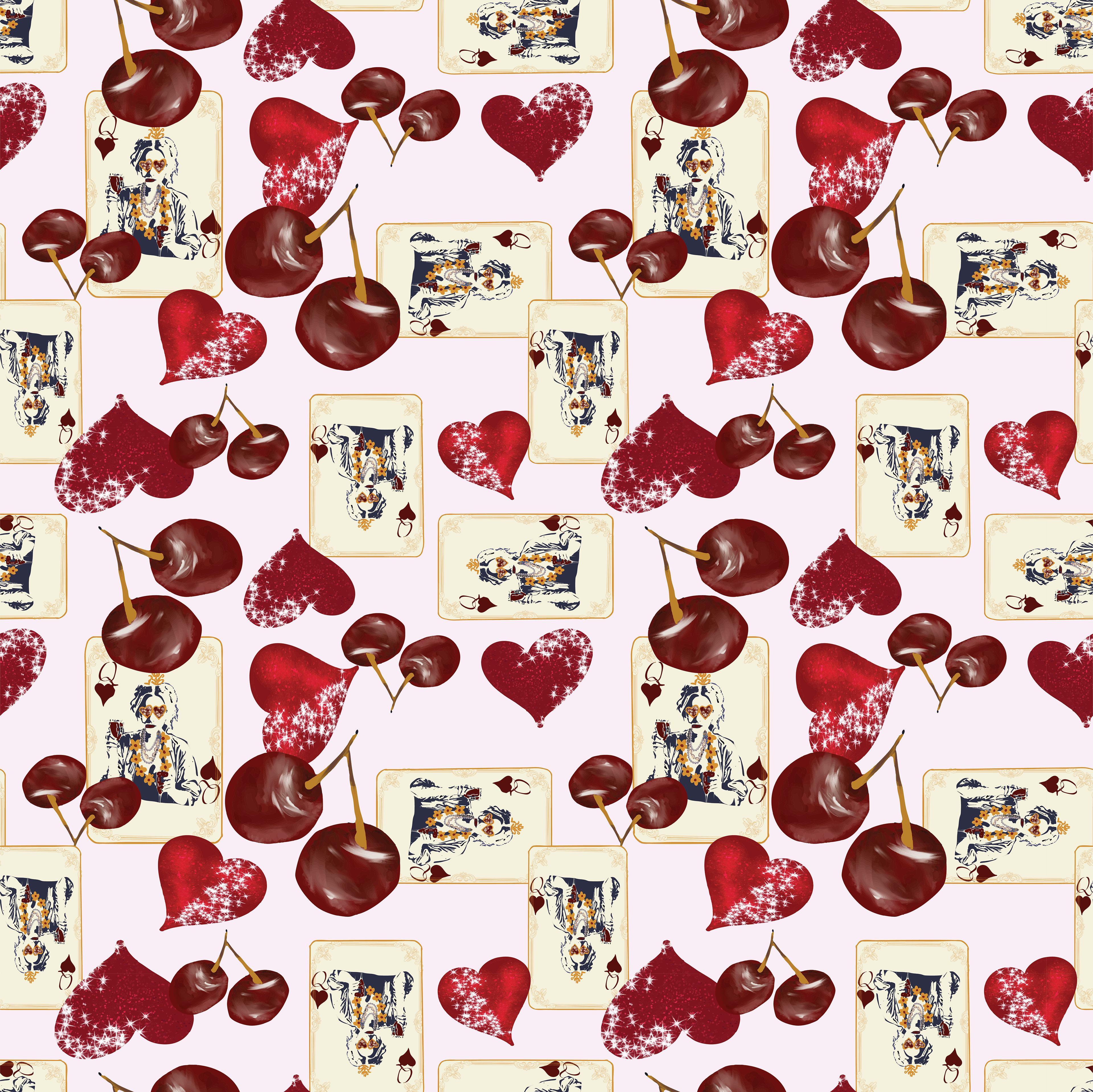 Queen of Hearts - Pink Sherbet