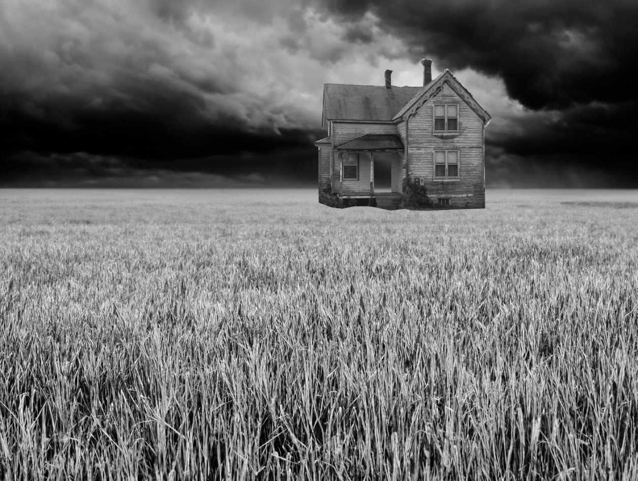 The house where the Old Man lived with his Wifey.