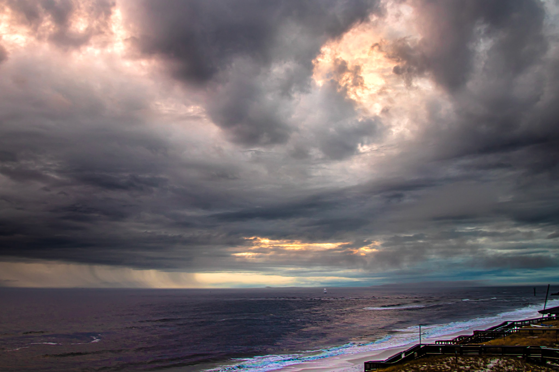 Angry Sunset - Destin, Florida