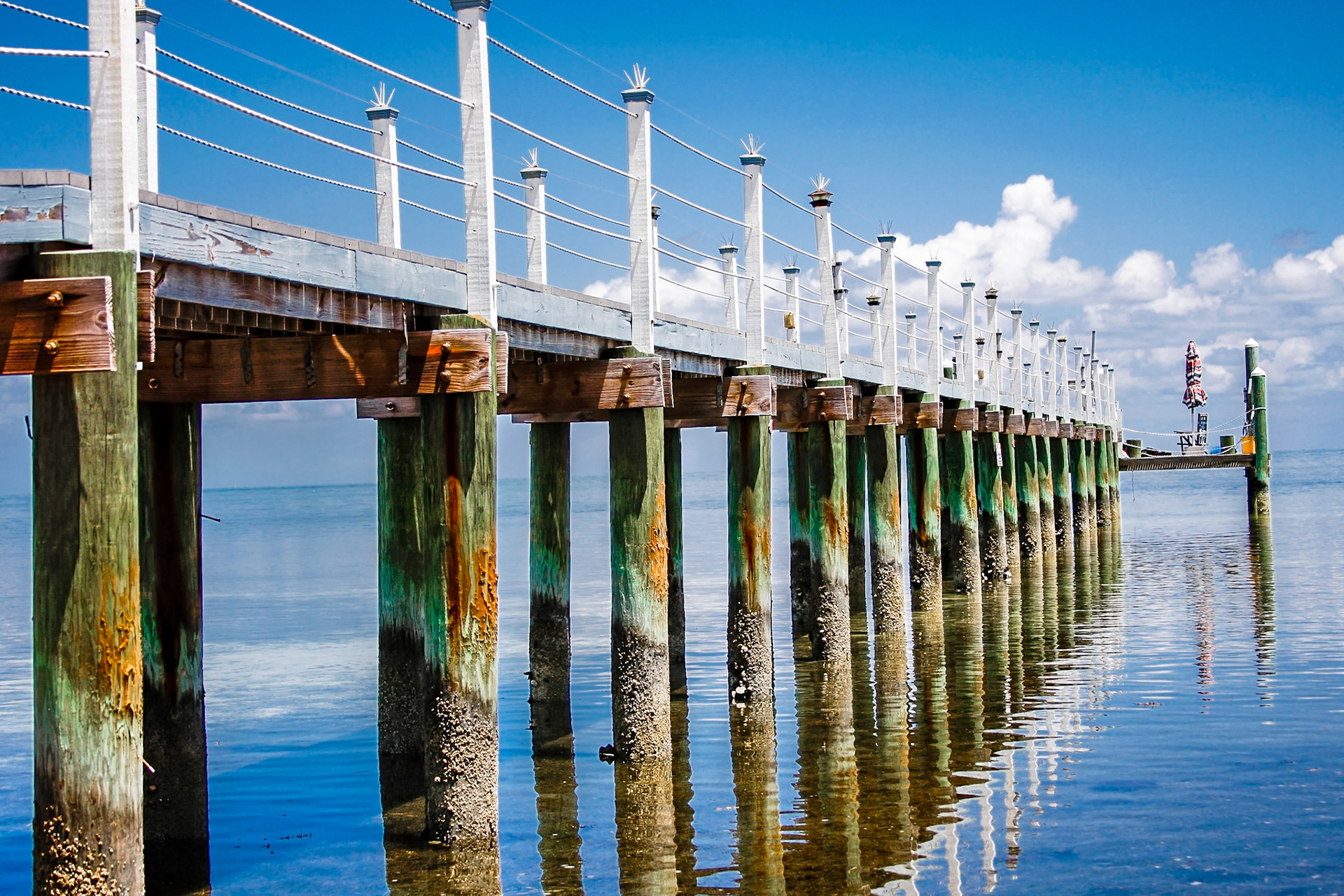 Pier Reflections, Florida Keys