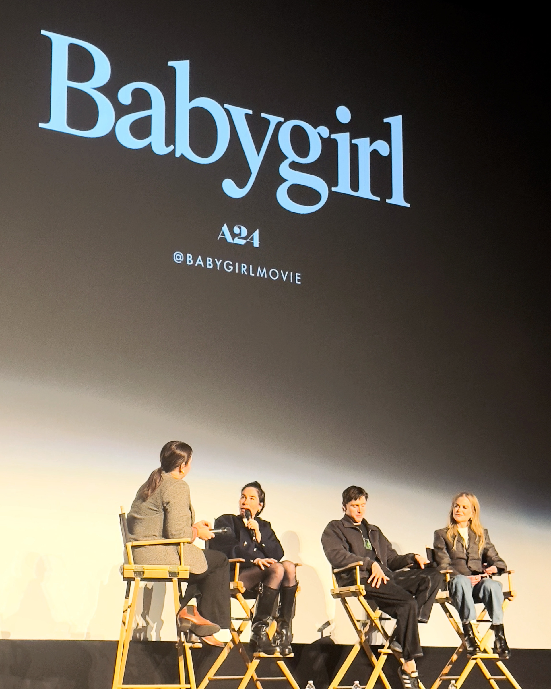 BABYGIRL premiere with Nicole Kidman, Harris Dickinson and director Halina Reijn